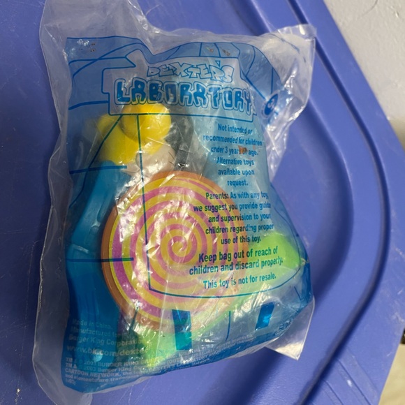 Vintage Y2K Burger King Toy Dexters Laboratory Hypno Dee Dee Lab Action Figure - Picture 4 of 5